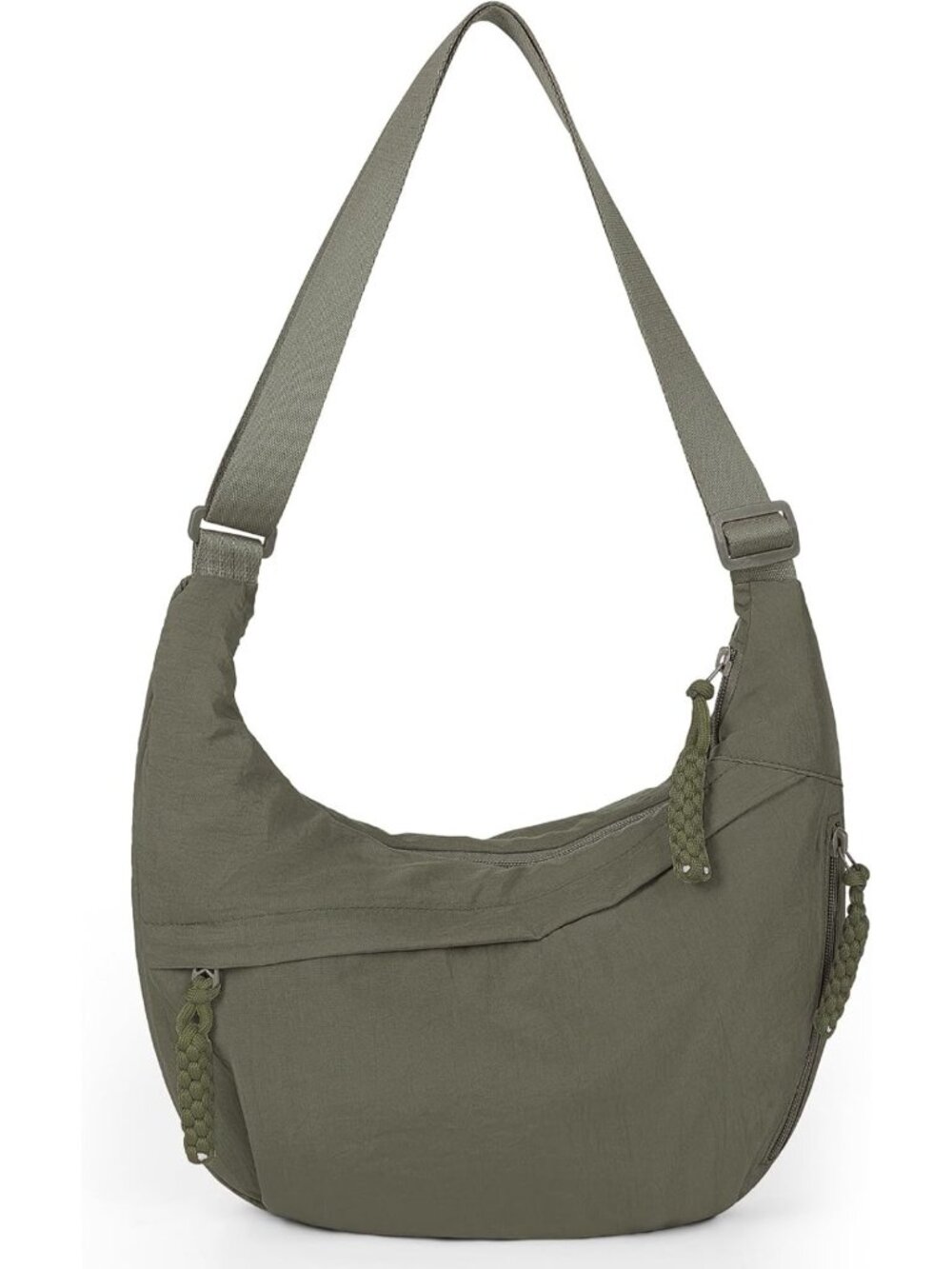 Medium Slouchy Checkered Crossbody Bag for Women - Stylish Travel Purse